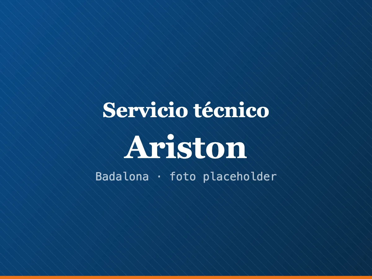 Servicio técnico de calderas Ariston en Mataró
