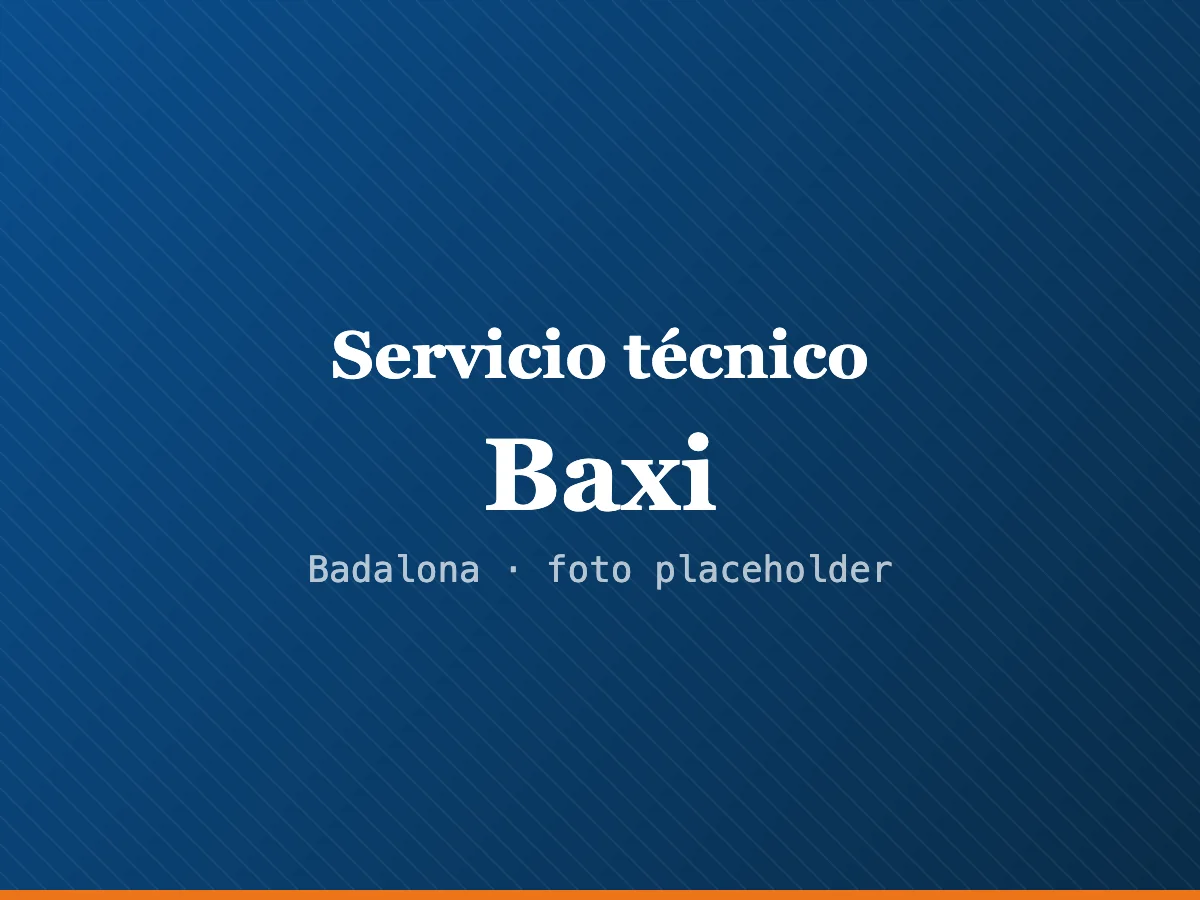Servicio técnico de calderas Baxi en Mataró