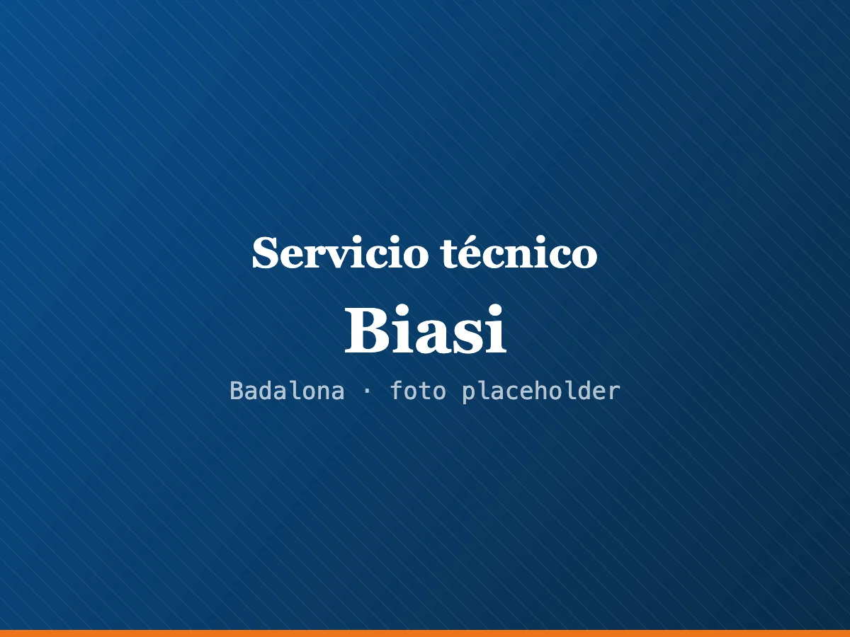 Servicio técnico Biasi en Mataró