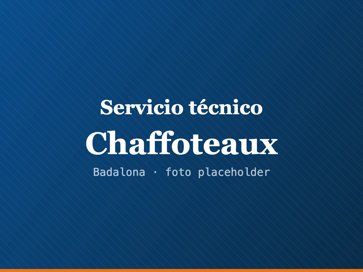 Servicio técnico de calderas Chaffoteaux en Mataró