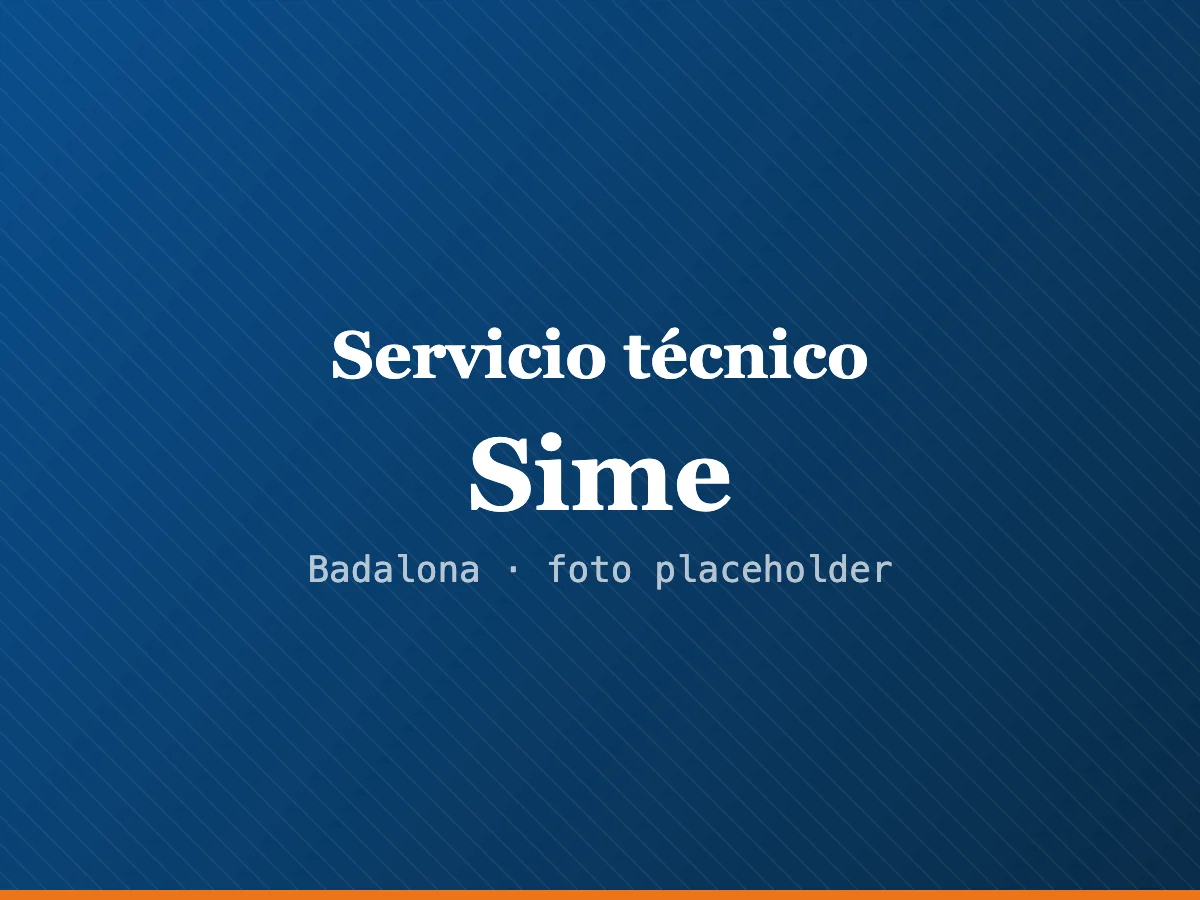 Servicio técnico de calderas Sime en Mataró
