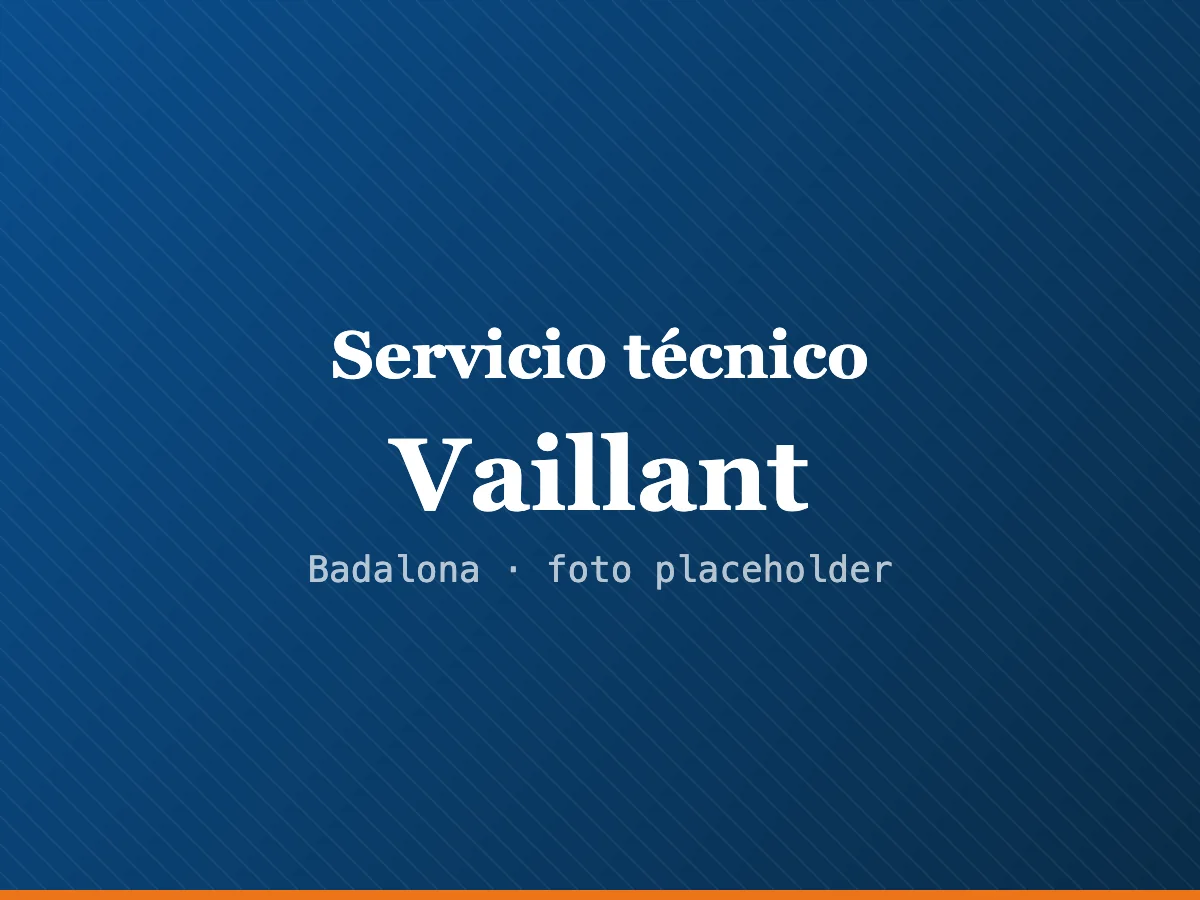 Servicio técnico de calderas Vaillant en Mataró